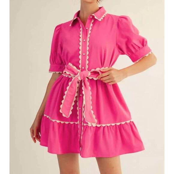 JODIFL Dresses & Skirts - NEW JODIFL azalea dress in hot pink